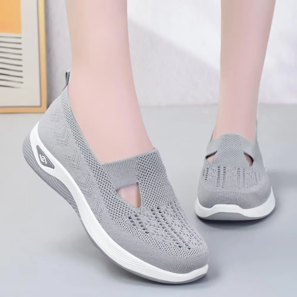 Women's Orthopedic Mesh Walking Shoes Athletic Sport Running Sneakers Slip-on Cozy Breathable