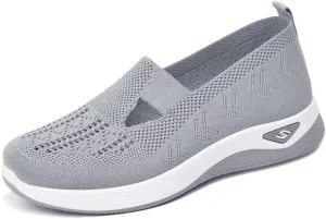 Women's Orthopedic Mesh Walking Shoes Athletic Sport Running Sneakers Slip-on Cozy Breathable