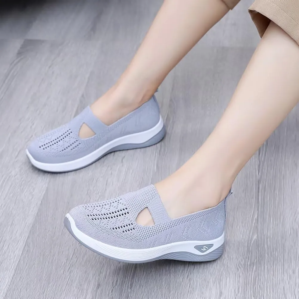 Women's Orthopedic Mesh Walking Shoes Athletic Sport Running Sneakers Slip-on Cozy Breathable