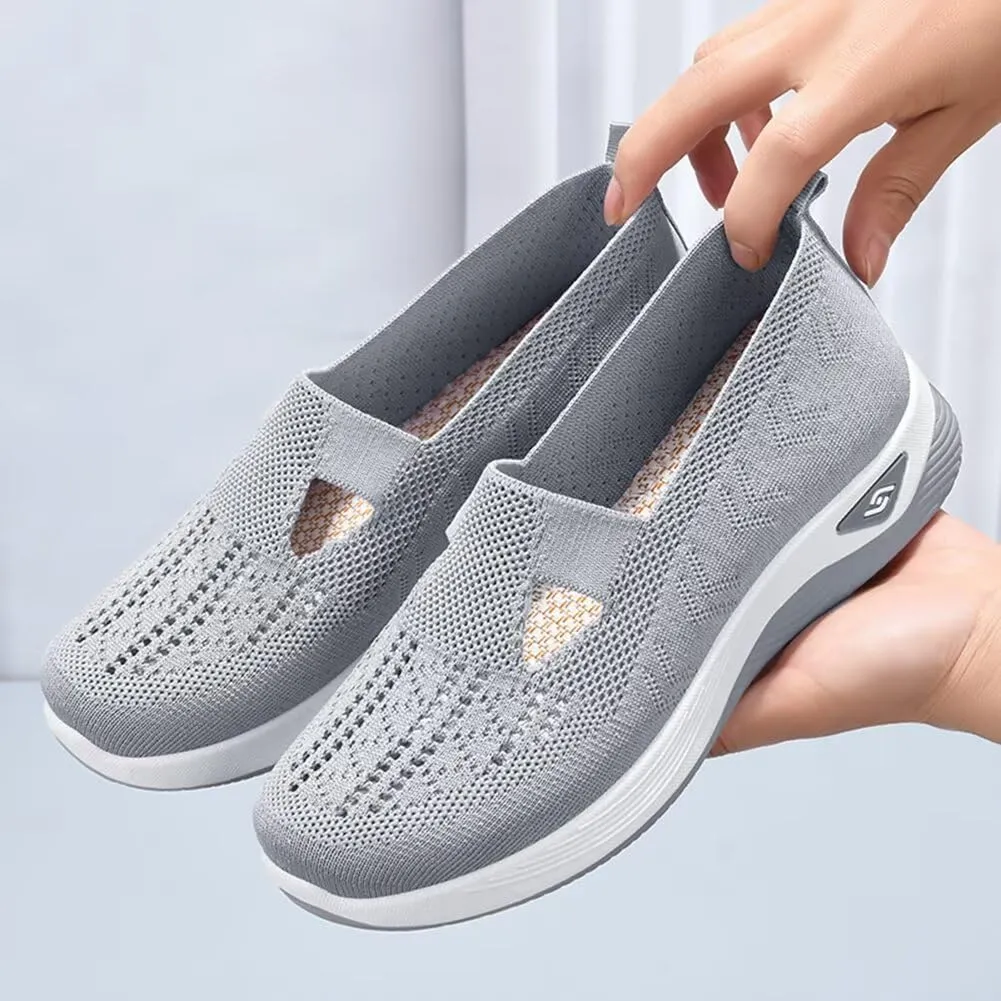 Women's Orthopedic Mesh Walking Shoes Athletic Sport Running Sneakers Slip-on Cozy Breathable