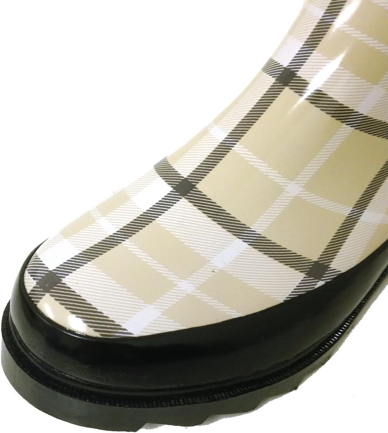 Women's Rain Boots Adjustable Buckle Fashion Mid Calf Wellies Rubber Knee High Snow Multiple Styles
