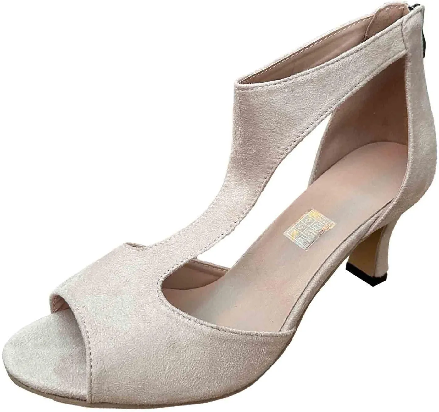 Womens Sandals Fashion Heels, Women'S Sexy High Heel Sandals Open Toe Pointed Party Sandals, Summer Dressy Low Heel Sandals Hollowed Out Comfortable