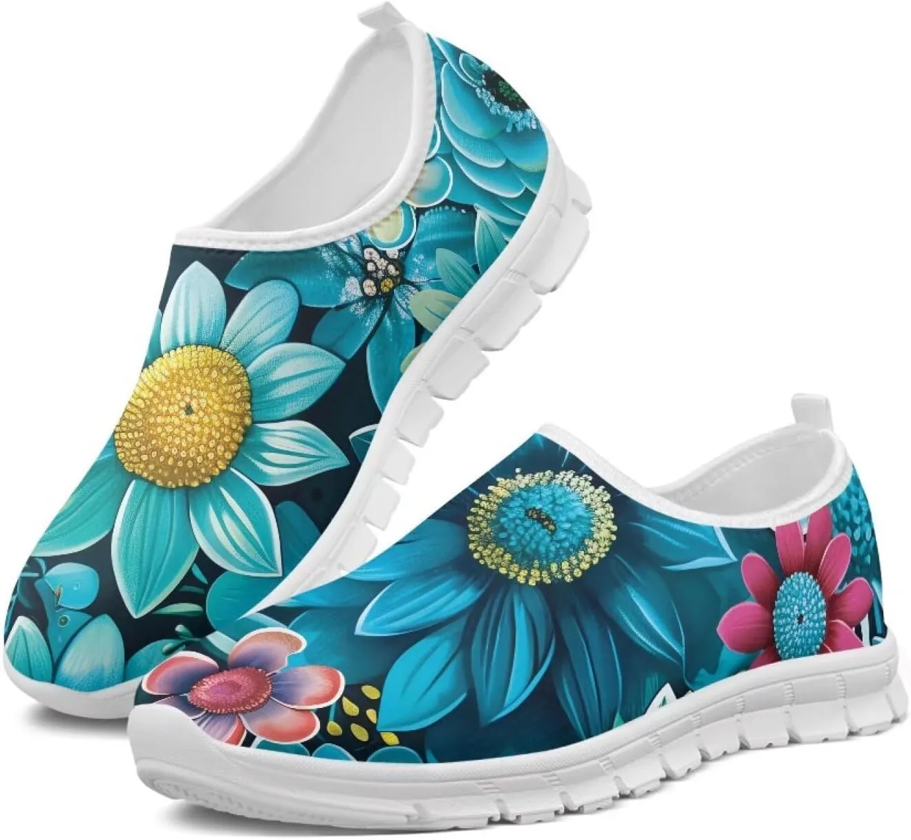 Women's Sneakers Casual Low-Top Soft Sport Tennis Sneakers Hands Free Breathable Lightweight Workout Walking Shoes for Women US 5.5-11.5