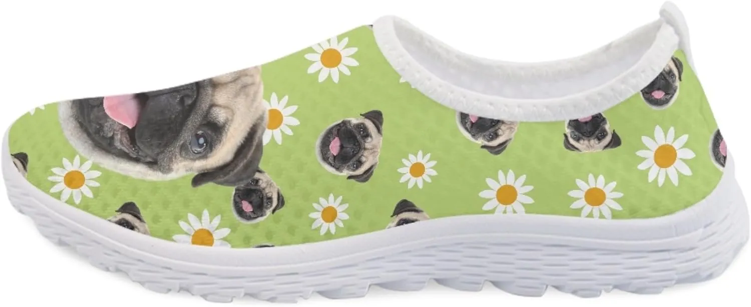 Womens Tennis Shoes Cherry Blossoms Breathable Casual Athletic Walking Shoes Casual Fashion Slip On Running Sneakers