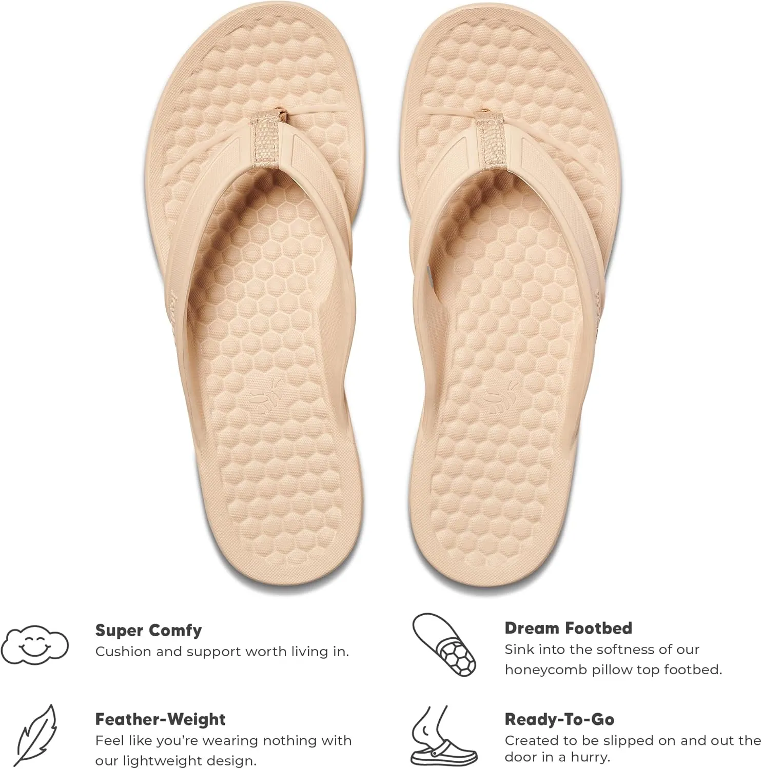 Womens Varsity Flip - Comfort Slip-On Water Friendly - Easy To Clean