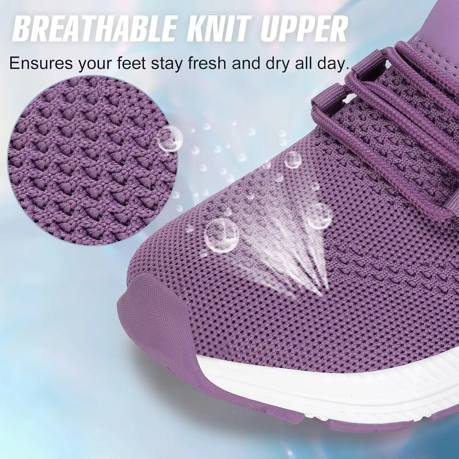 ZYEN Wide Toe Box Shoes Women Non-Slip Ultra Light Running Sneakers Extra Wide Feet Arch Support Walking Shoes Tennis Diabetes Breathable Gym Workouts 6-12